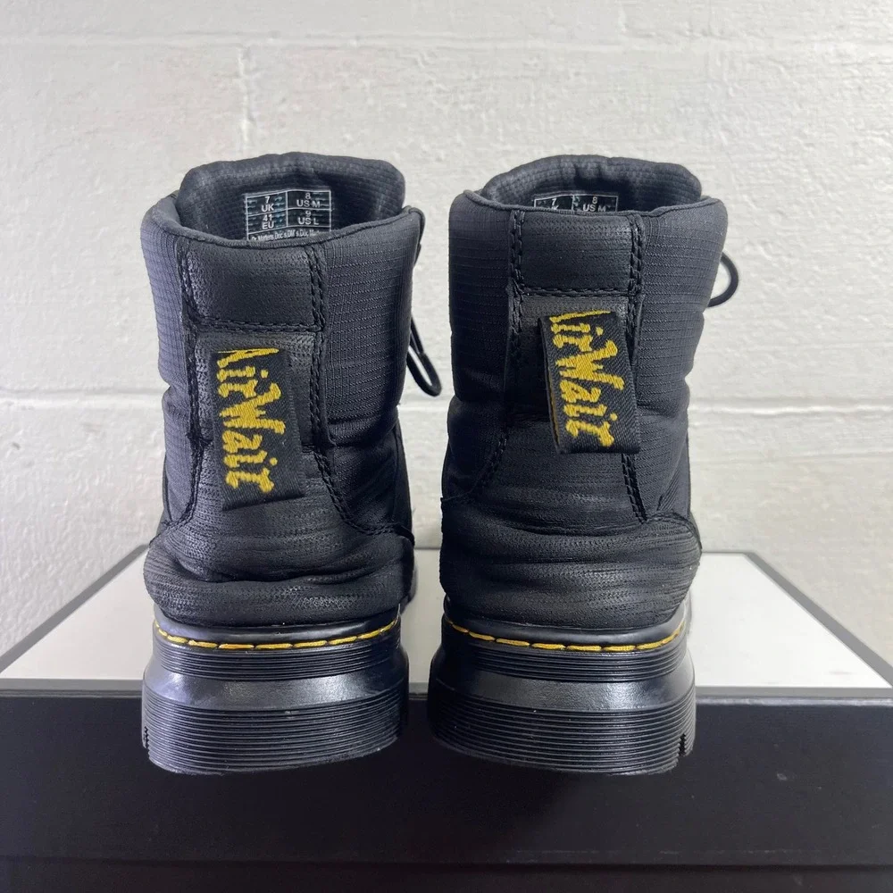 Dr. Martens Combs Tech‎ II Black Tactical Combat Boots Lace up Men's 8 US/7 UK